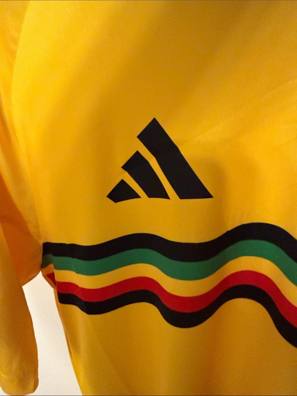 2026 Authentic Adidas Yellow Jamaica Stripe Bob Marley edition Soccer Jersey